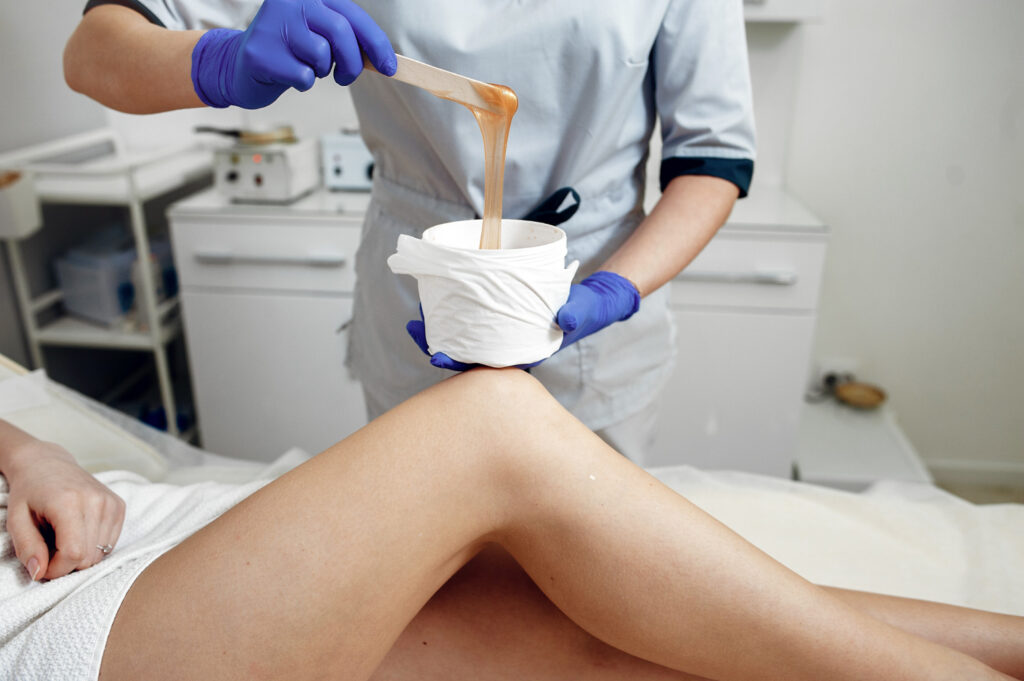 Stop hair growth with waxing